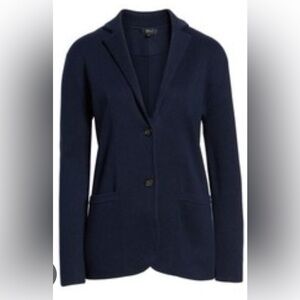 JCREW Navy Sweater Blazer